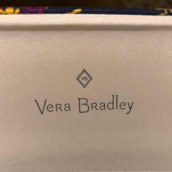 Vera Bradley Midnight Wildflowers Clamshell Sunglass Case - Picture 6 of 6